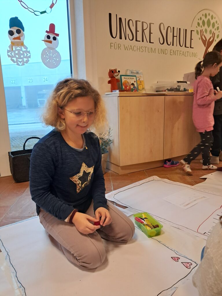 Flipchart, Kinder, Workshop, malen, kreativ, gestalten,