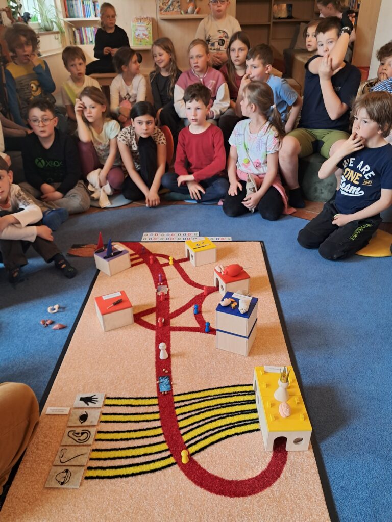 örper, Blutkreislauf, Kinder, Kosmik, Erzählung, Material, Organe, lernen, erleben,